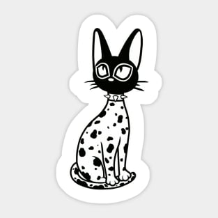 Crazy cat Sticker